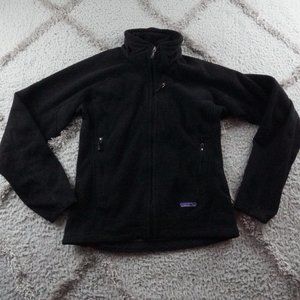 Patagonia Jacket womens XS black full zip Lightweight R4